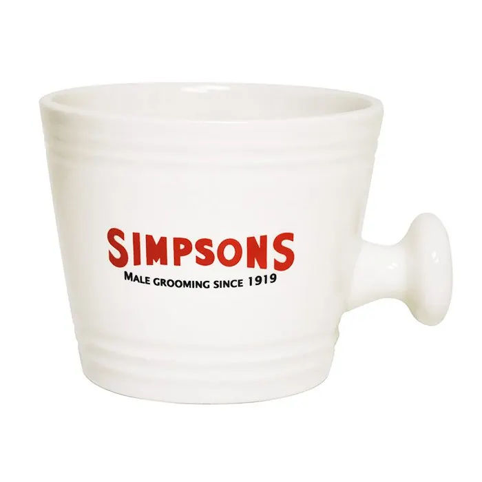 Simpsons ciotola barba in ceramica grande