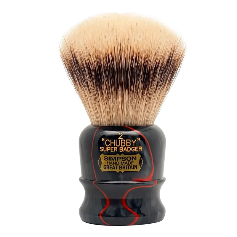 Simpsons pennello da barba Chubby 2 super badger Black Magic