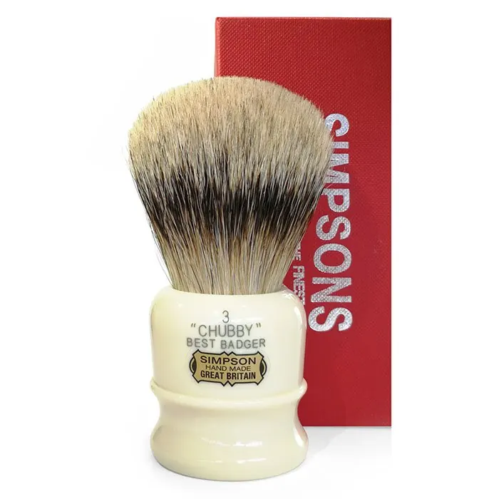 Simpsons pennello da barba Chubby 3 best badger