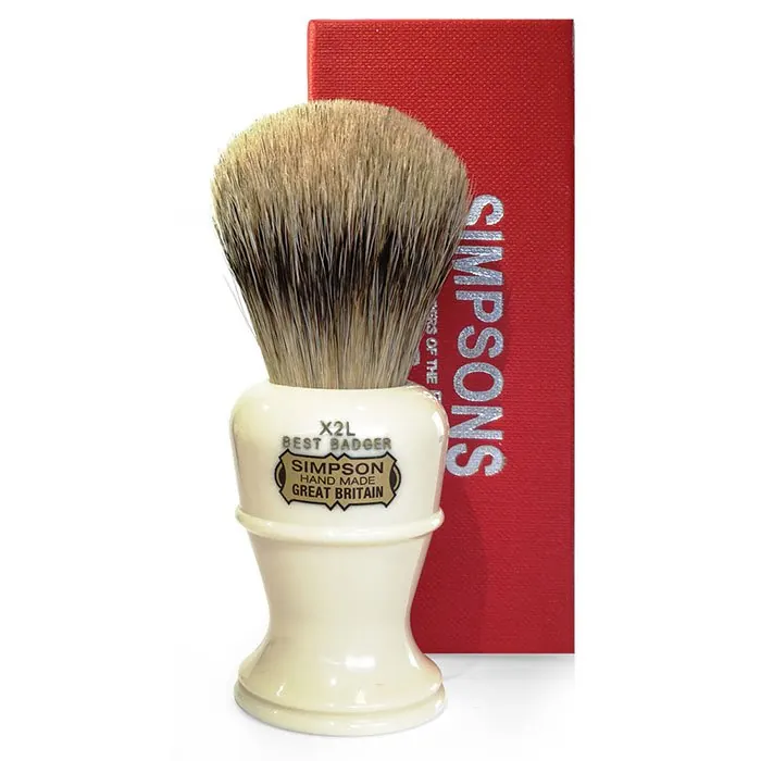 Simpsons pennello da barba Colonel x2l best badger