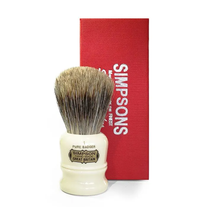 Simpsons pennello da barba Duke 1 pure badger