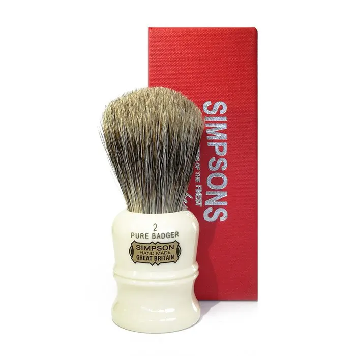 Simpsons pennello da barba Duke 2 pure badger