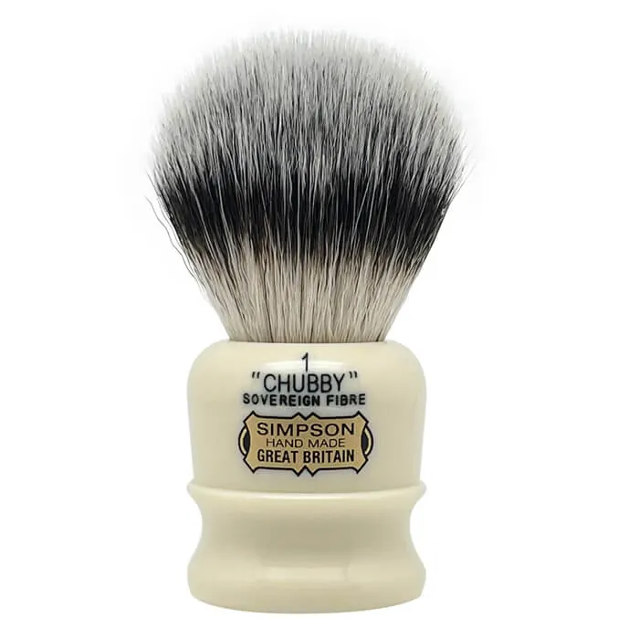Simpsons pennello da barba sintetico Chubby 1 Sovereign Grade
