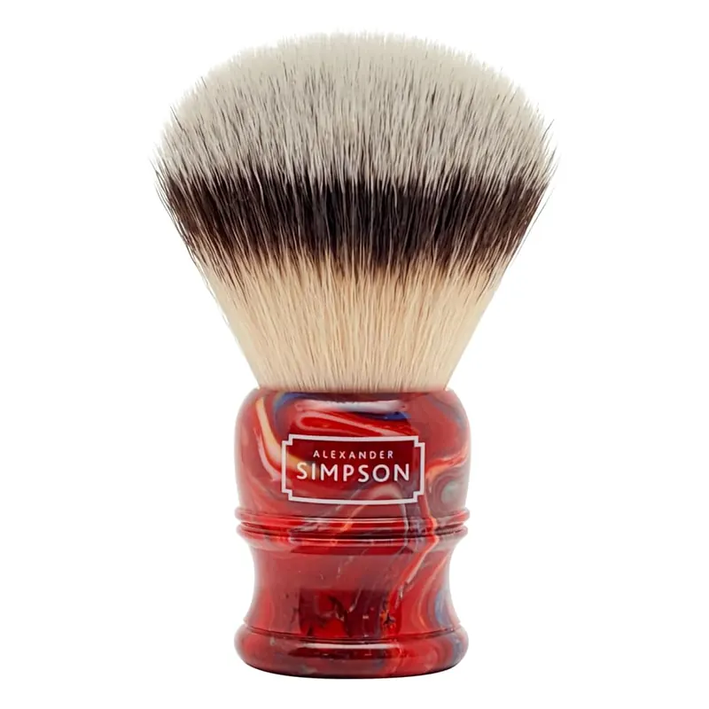 Simpsons pennello da barba sintetico Trafalgar T1 Triton