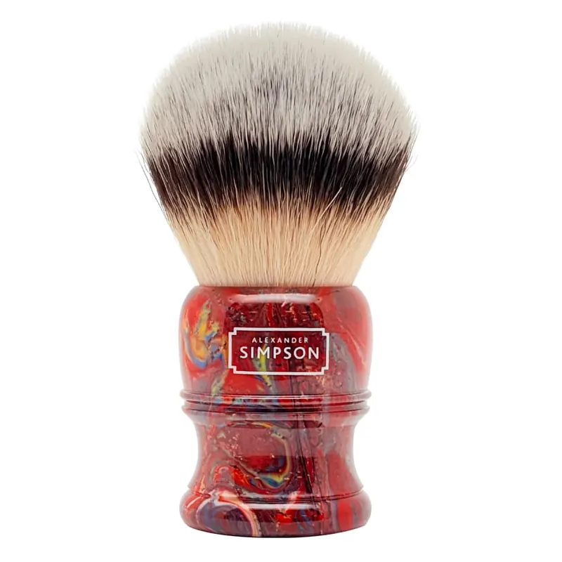 Simpsons pennello da barba sintetico Trafalgar T3 Triton
