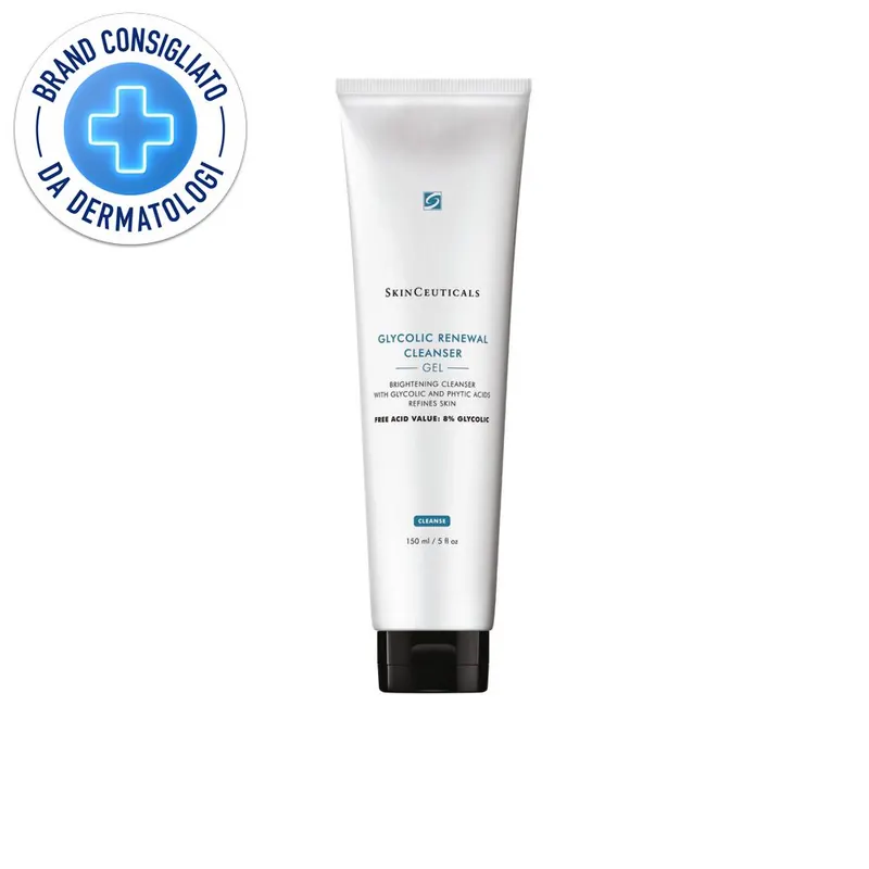 SkinCeuticals Glycolic Renewal Detergente esfoliante con acido glicolico per rinnovare e illuminare la pelle 150 ml