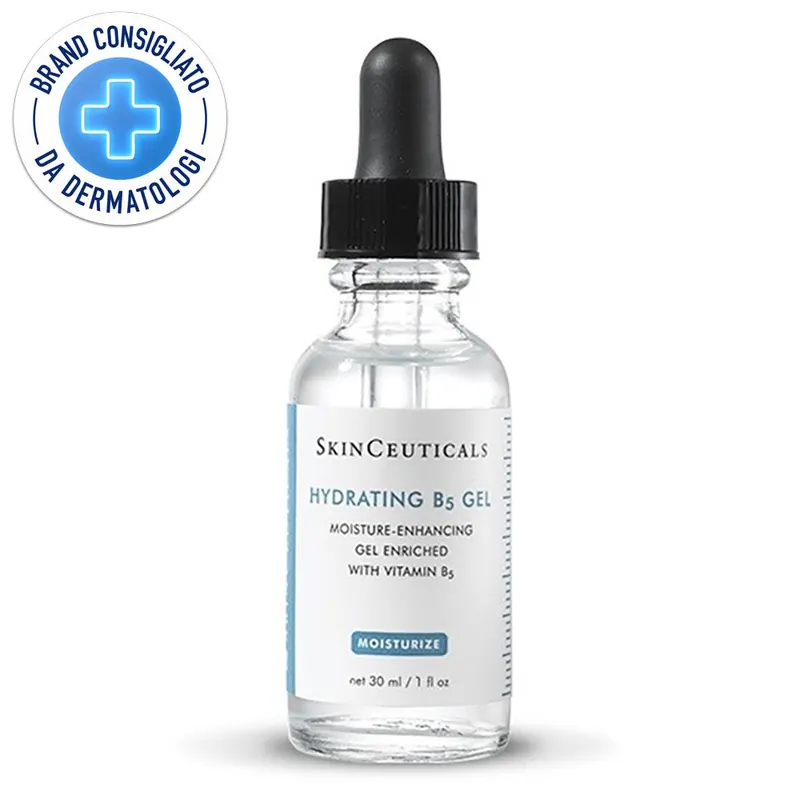SkinCeuticals Hydrating B5 Siero idratante a base di Vitamina B5 e Acido Ialuronico, per ristabilire i corretti livelli di idratazione e restituire luminosità 30 ml