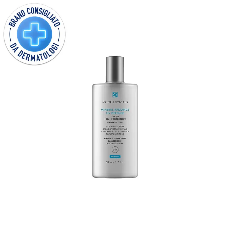 SkinCeuticals Mineral Radiance UV Defense SPF 50 Protezione solare colorata formulata con Diossido di Titanio 50 ml