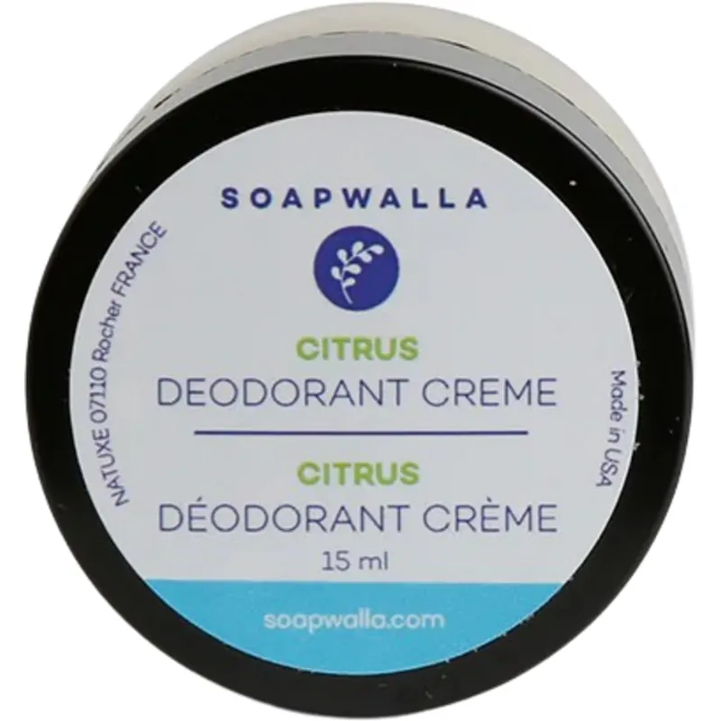 Soapwalla Citrus Deodorant Cream, 15 g