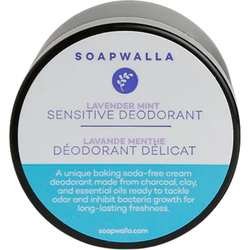 Soapwalla Lavender Mint Deodorant Cream Sensitive, 56,60 g