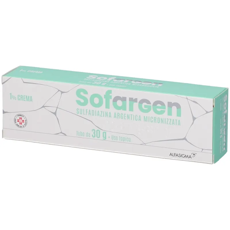 Sofargen Crema 1% Sulfadiazina Ustioni