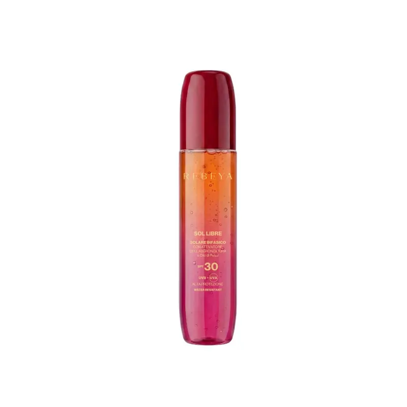 SOL LIBRE Solare Bifasico Con Attivatore Dell'Abbronzatura SPF 30 REBEYA | Pinalli
