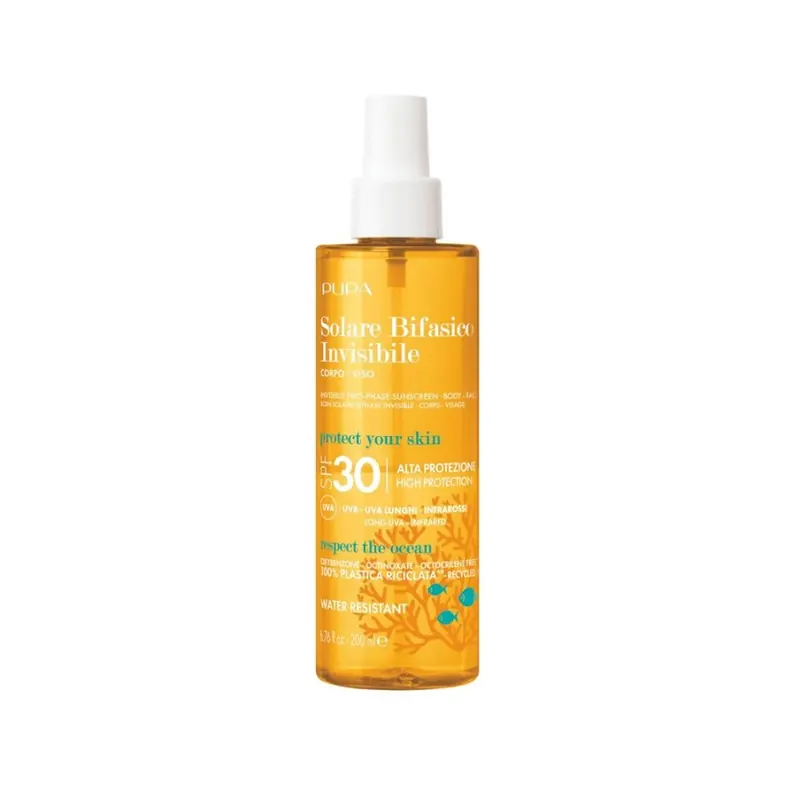 Solare Bifasico Invisibile SPF30 200ml PUPA | Pinalli