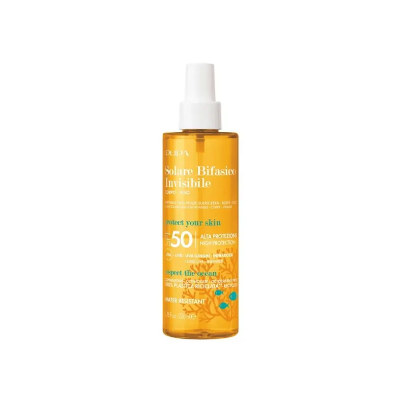 Solare Bifasico Invisibile SPF50 200ml PUPA | Pinalli