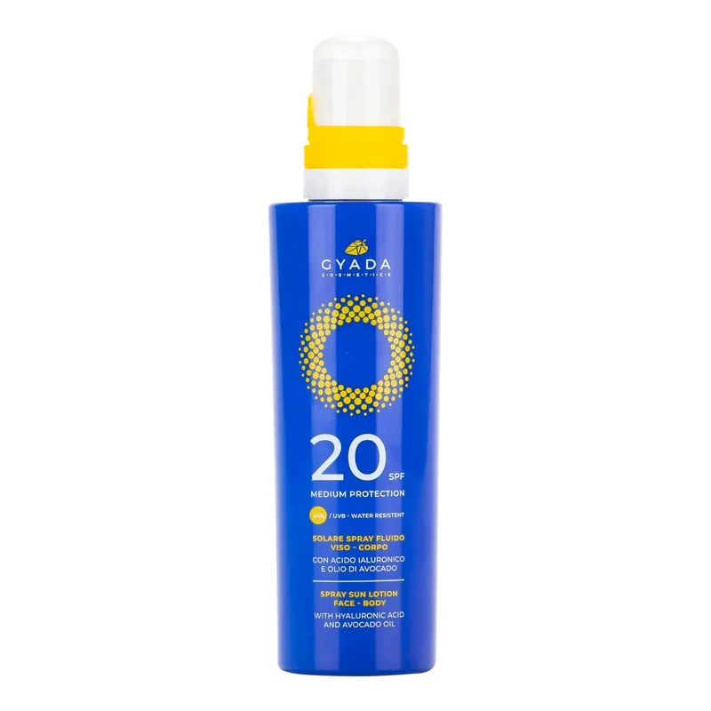 Solare Spray Viso Corpo SPF20 GYADA COSMETICS | Pinalli