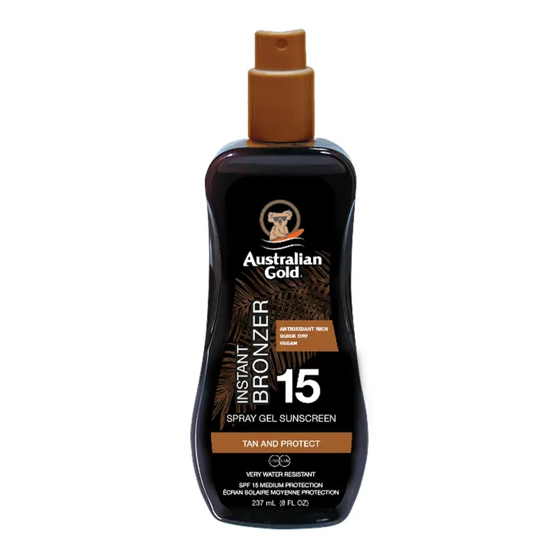 SPF15 Spray Gel with Instant Bronzer AUSTRALIAN GOLD | Pinalli