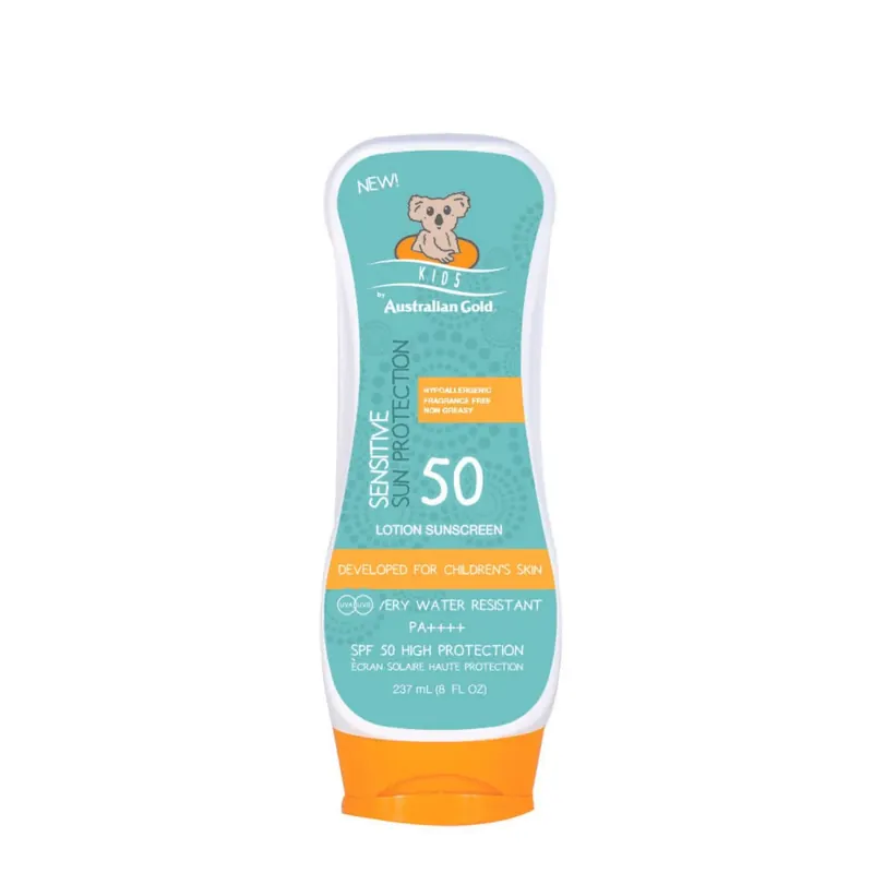 SPF50 Kids Sensitive Sun Protection Lotion AUSTRALIAN GOLD | Pinalli