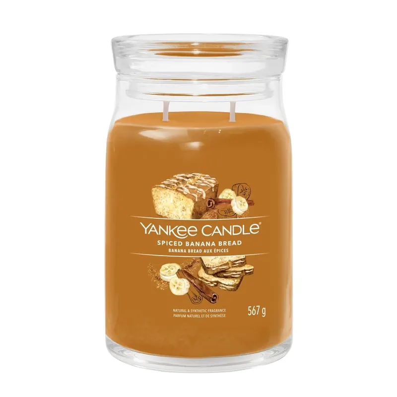 Spiced Banana Bread LARGE YANKEE CANDLE | Pinalli