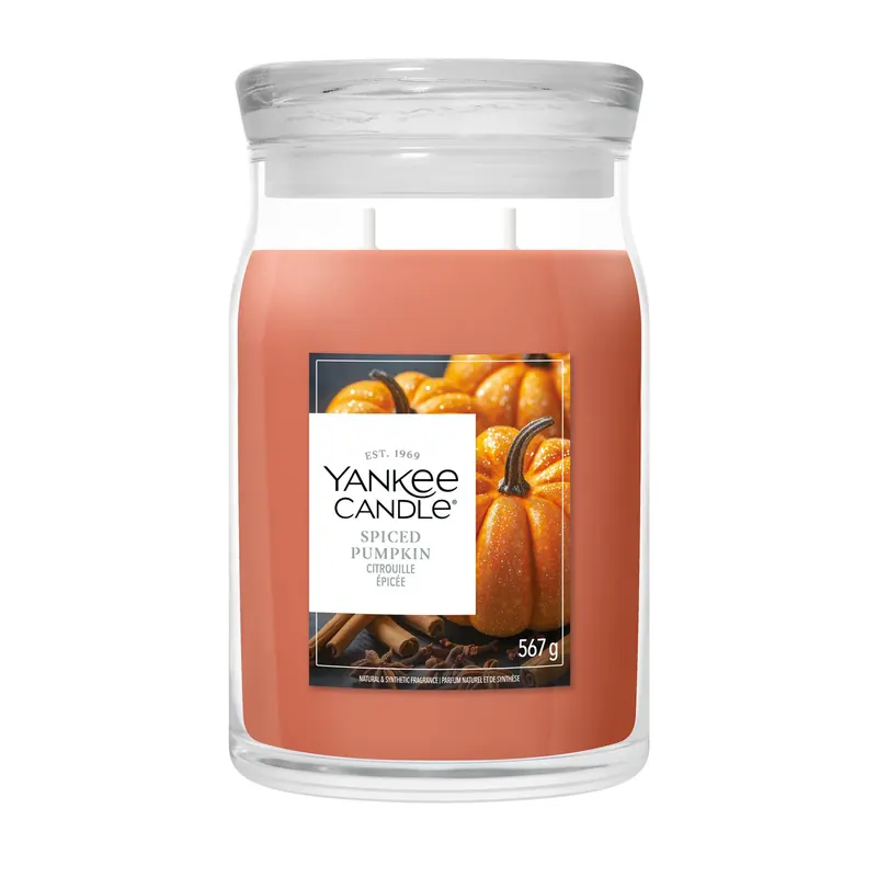 Spiced Pumpkin LARGE YANKEE CANDLE | Pinalli