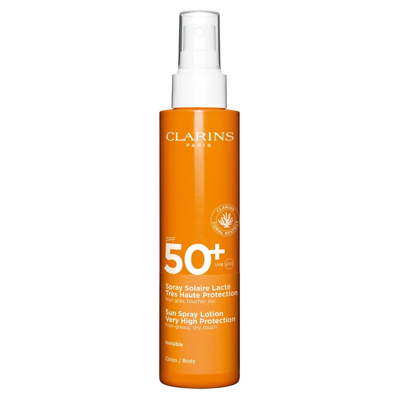 Spray Solaire Lacté Très Haute Protection SPF50+ CLARINS | Pinalli