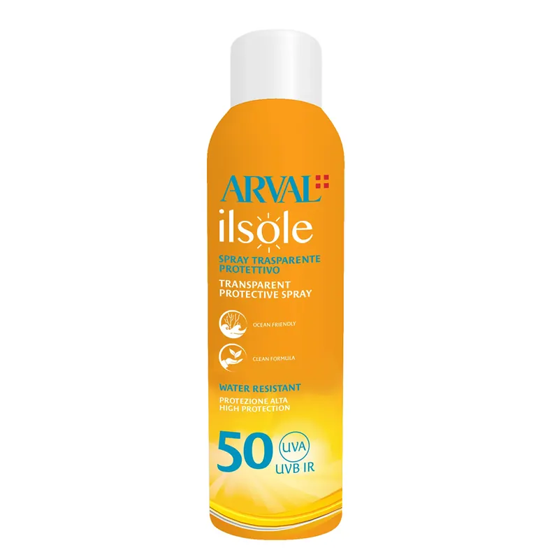 Spray Trasparente Protettivo SPF50 200ml ARVAL | Pinalli