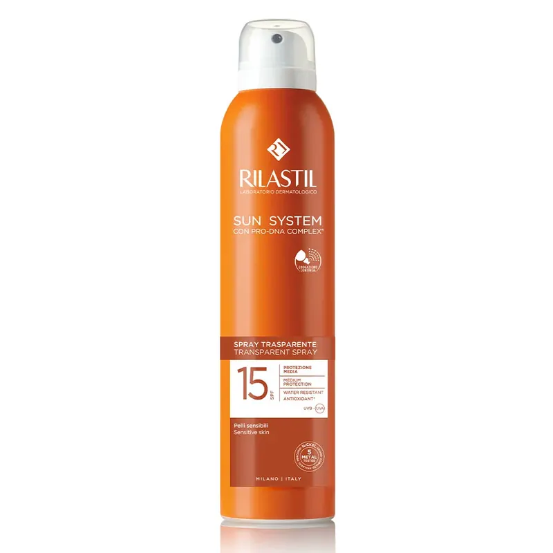 Spray Trasparente SPF15 200ml RILASTIL | Pinalli