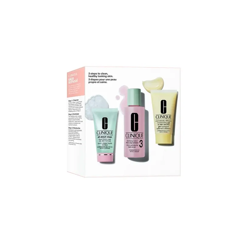 Starter Kit Skincare Routine 3 Step - Pelle da normale a grassa CLINIQUE | Pinalli