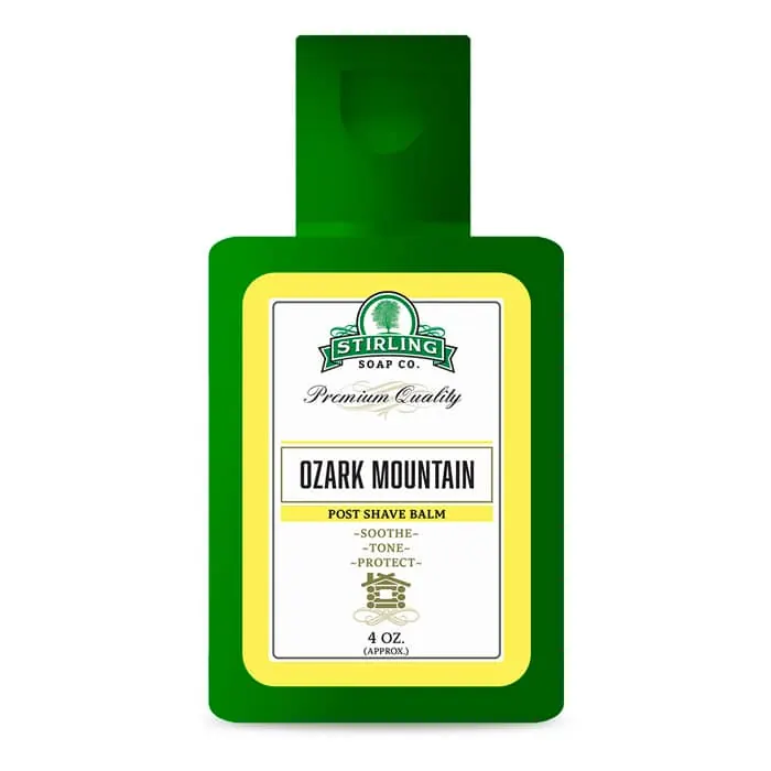 Stirling balsamo dopobarba Ozark Mountain senza alcool 118ml