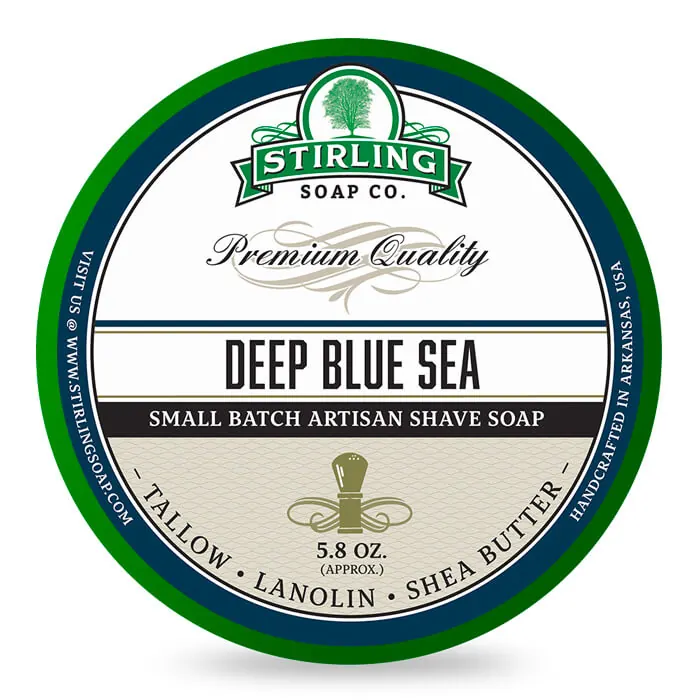 Stirling sapone da barba Deep Blue Sea 170ml