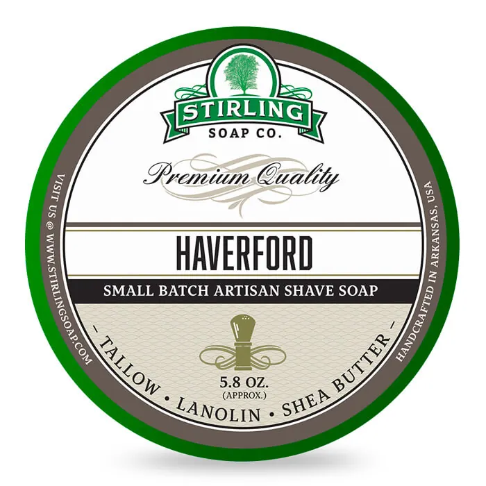 Stirling sapone da barba Haverford 170ml