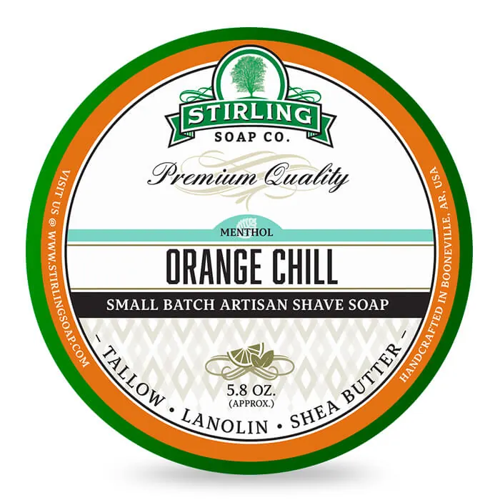 Stirling sapone da barba Orange Chill 170ml