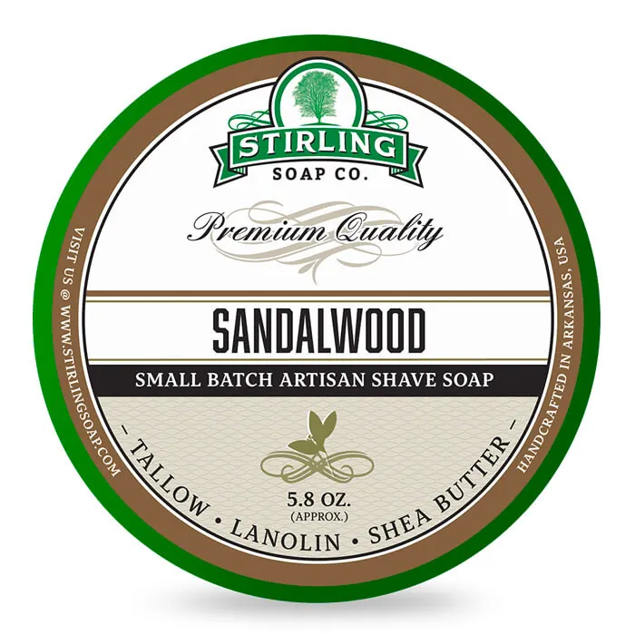 Stirling sapone da barba Sandalwood 170ml