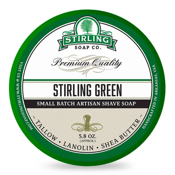 Stirling sapone da barba Stirling Green 170ml