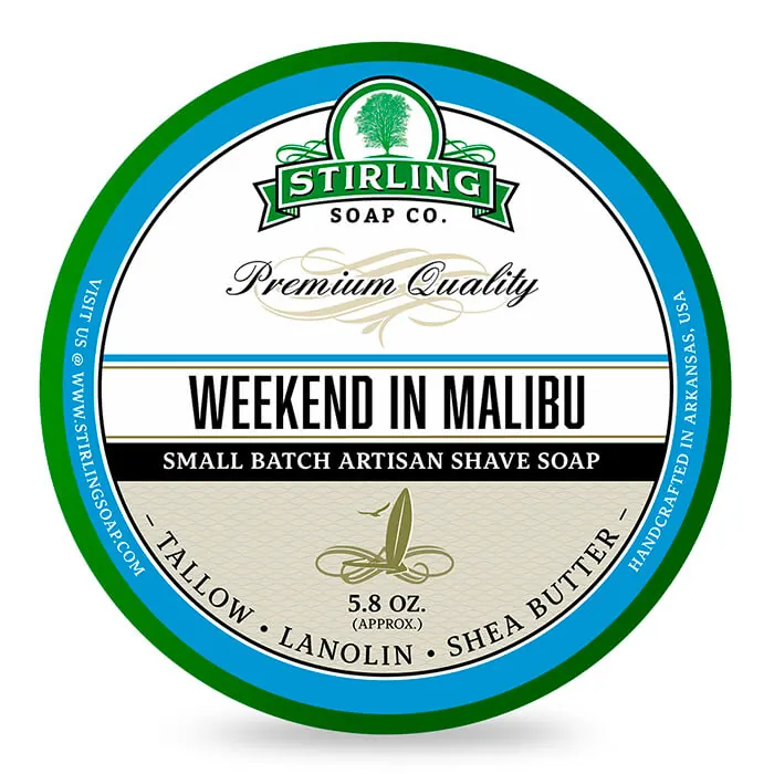 Stirling sapone da barba Weekend in Malibu 170ml