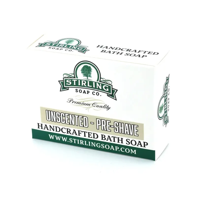 Stirling saponetta prebarba Unscented 155gr