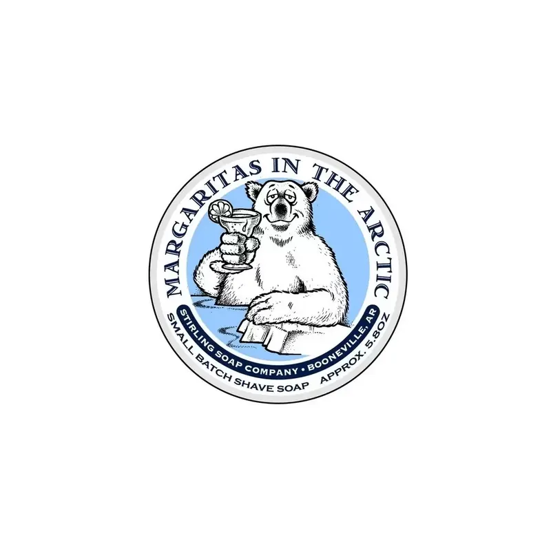 Stirling Soap Co Margaritas in The Artic Shaving Soap 170ml