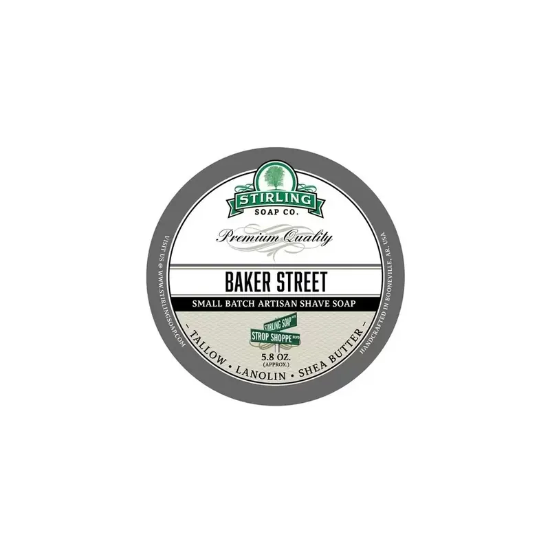 Stirling Soap Co Shaving Soap Baker Street 170ml