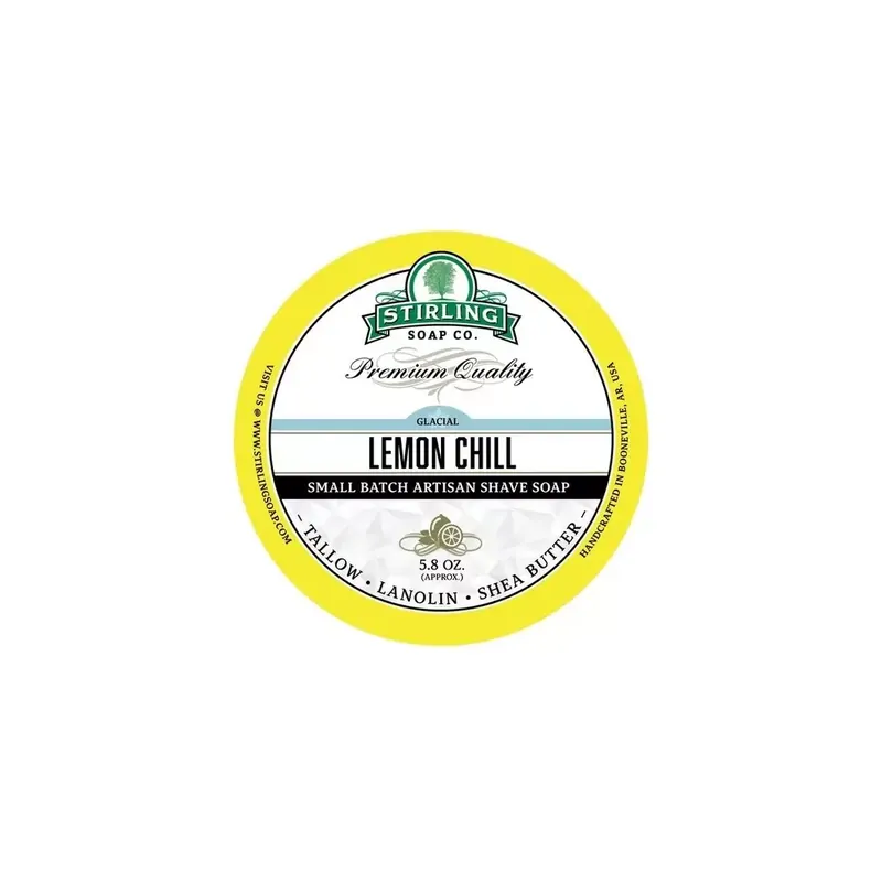 Stirling Soap Co Shaving Soap Glacial Lemon Chill 170ml