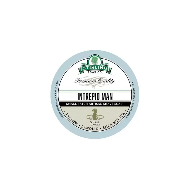 Stirling Soap Co Shaving Soap Intrepid Man 170ml