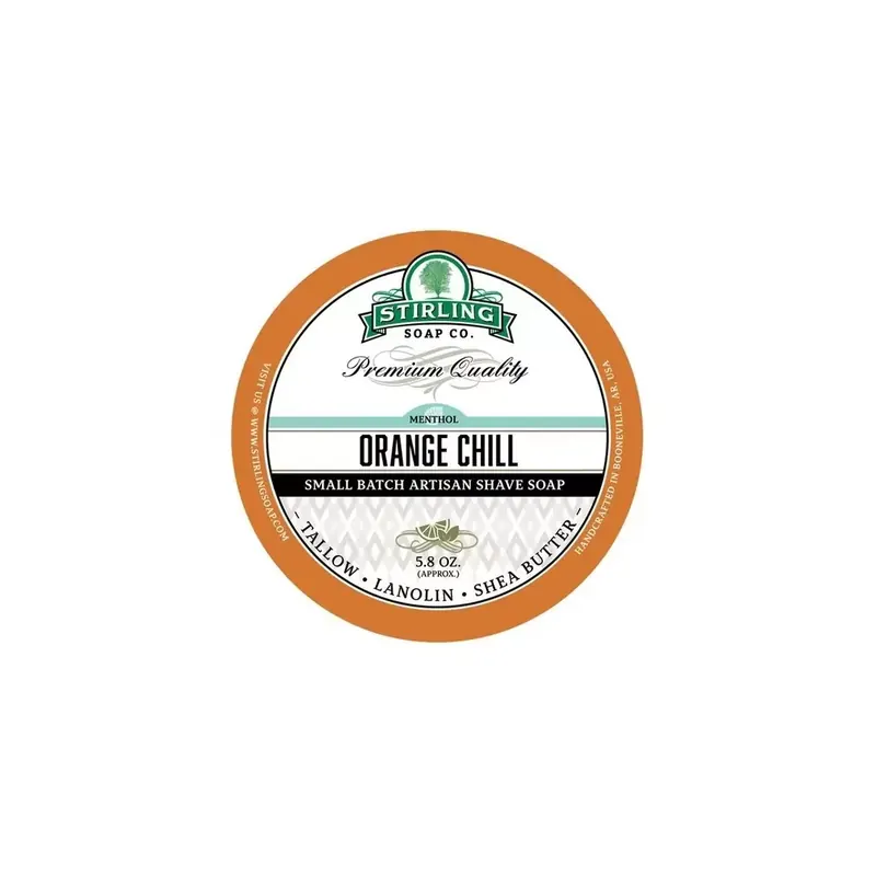 Stirling Soap Co Shaving Soap orange Chill 170ml