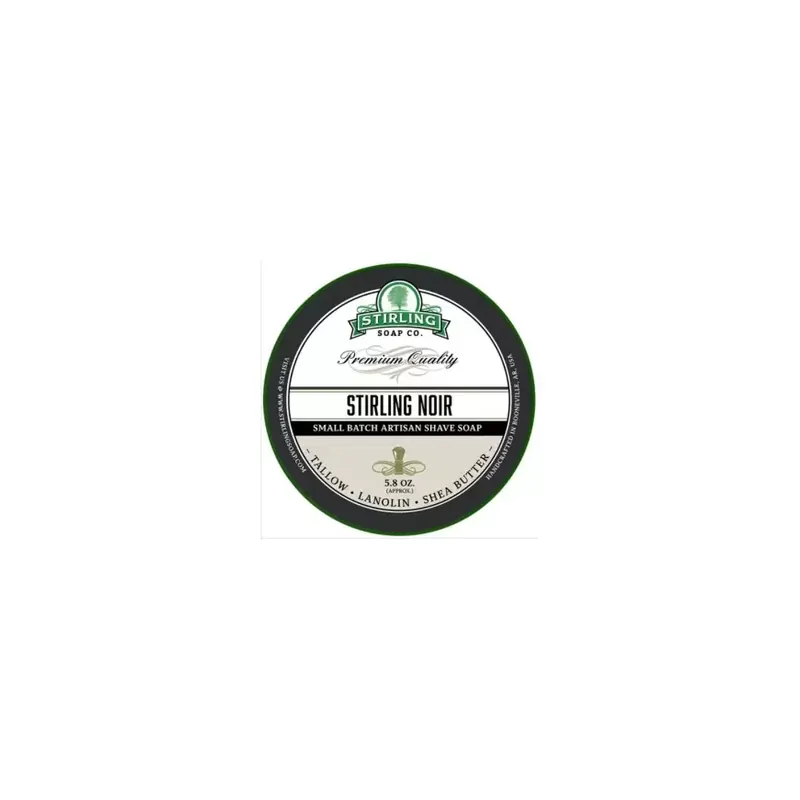 Stirling Soap Co Shaving Soap Stirling Noir 170ml