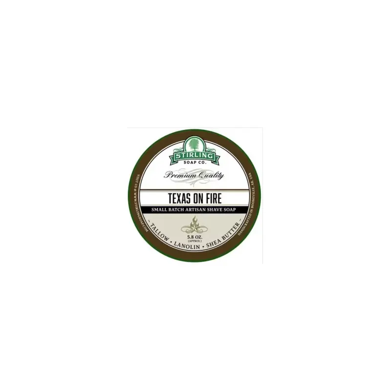 Stirling Soap Co Shaving Soap Texas on Fire 170ml