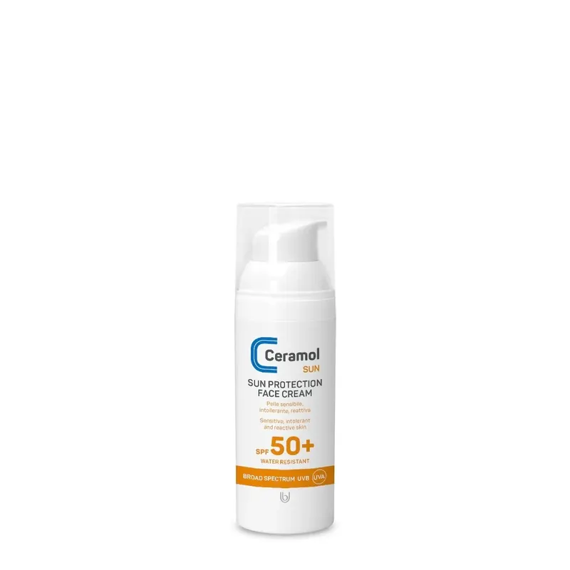 SUN PROTECTION FACE CREAM SPF 50+ 50ml CERAMOL | Pinalli