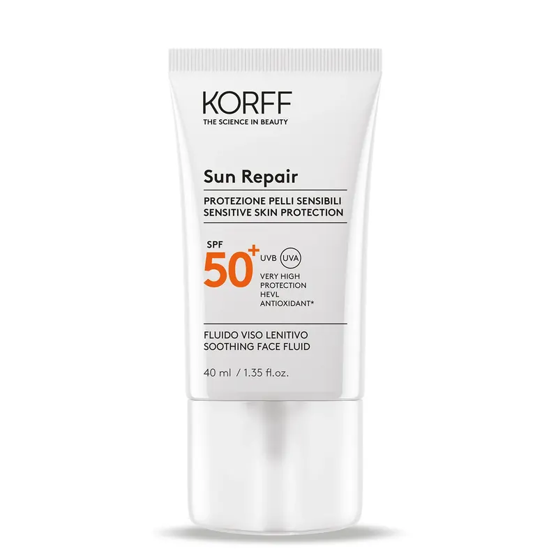 Sun Repair Fluido viso lenitivo SPF50+ 40ml KORFF | Pinalli