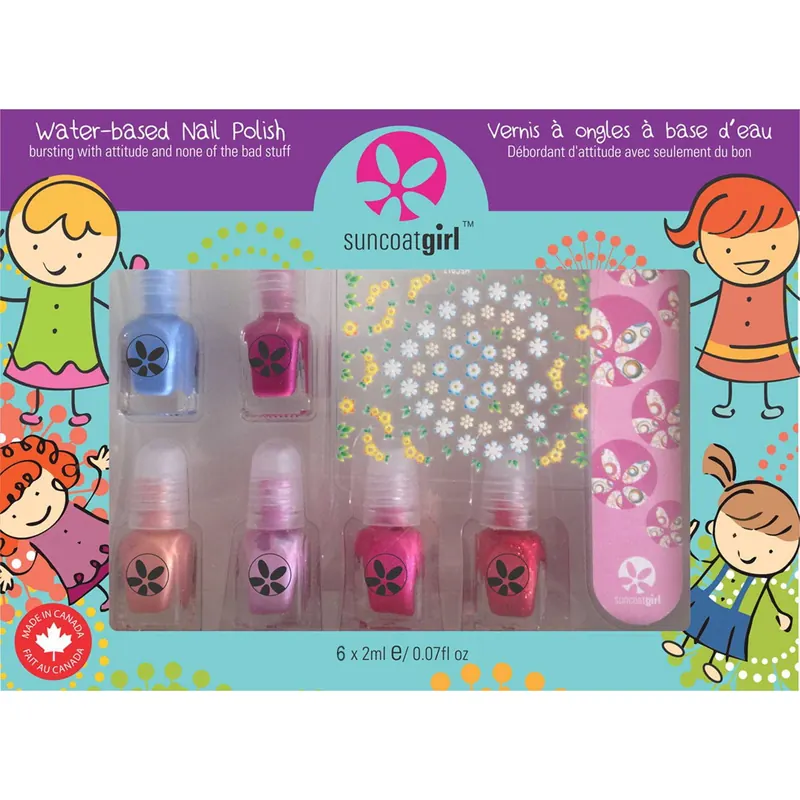 SuncoatGirl Natural Nail Kit Mini Mani, Mini Mani