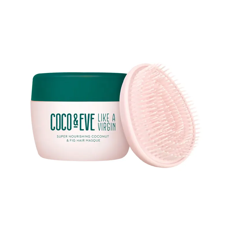 Super Nourishing Coconut & Fig Hair Masque + Brush COCO & EVE | Pinalli