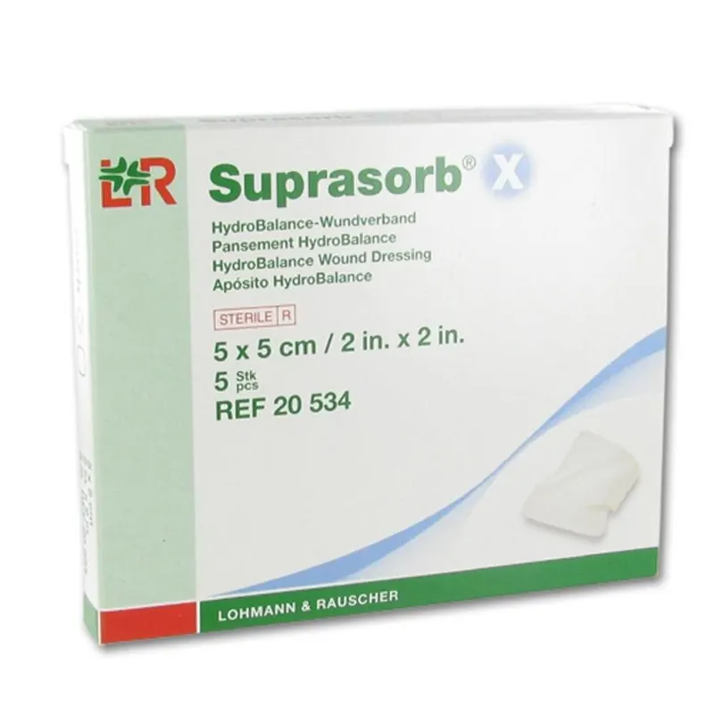 Suprasorb® HydroBalance Medicazione in compressa 5 cm x 5 cm