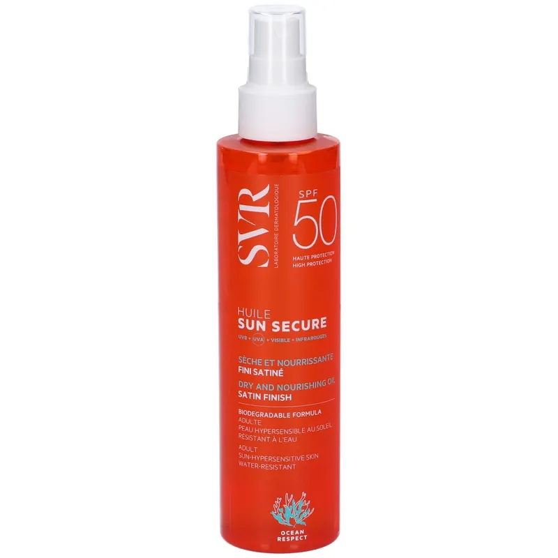 SVR SUN SECURE HUILE SECHE SPF50+ NUOVA FORMULA