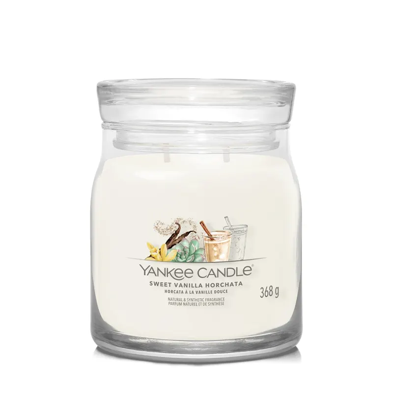 Sweet Vanilla Horchata MEDIUM YANKEE CANDLE | Pinalli