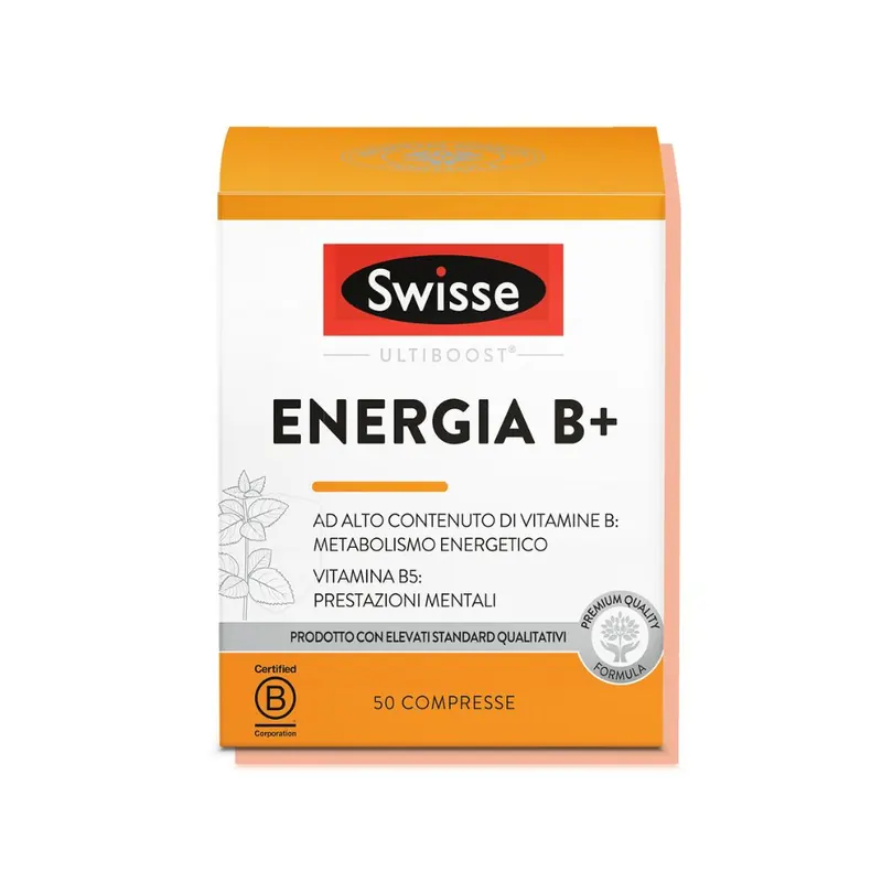 Swisse Energia B+ Integratore con Vitamine B e Minerali Compresse